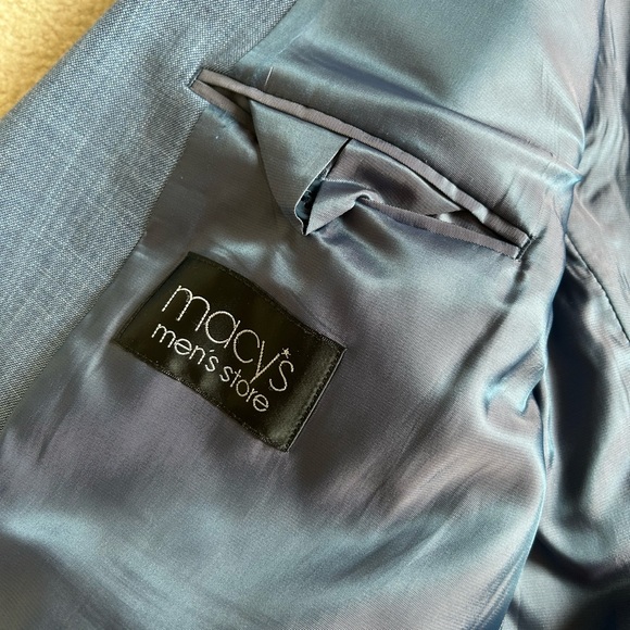 Michael Michael Kors Light Blue Sports Coat Blazer - Picture 5 of 13